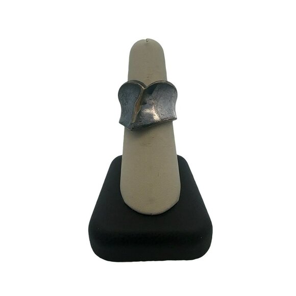 RLM Studio Sterling Silver Love Heart‎ Forgive Size 8 Designer Ring! 65 - Picture 1 of 6